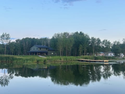 View from the Zippel Creek and the dock.