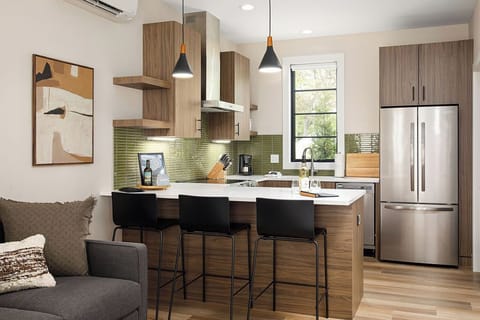 This inviting kitchen blends functionality and style—perfect for preparing meals during your stay.