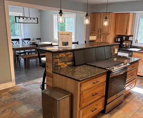 Main level kitchen dining