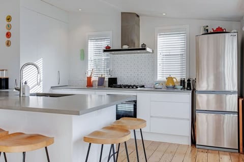 The kitchen has everything you need to create meals for the family.