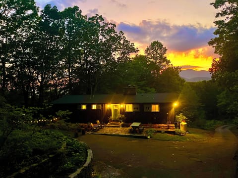 Watch the sunset over Craggy Mountain every evening.