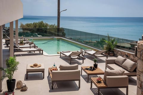 Discover the perfect blend of comfort, indulgence, and authentic Cretan hospitality at our charming 5-bedroom Rodakino Mare Villa, just 20 meters from the sparkling, organized beach of Rodakino.
