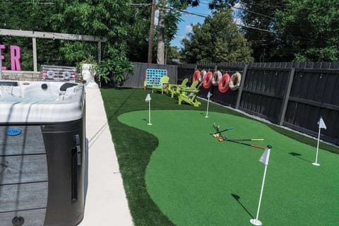 From melodies to mini golf, this backyard is made for family fun and unforgettable memories.