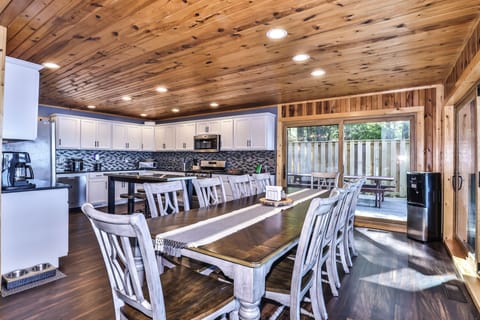 Take in the beauty of nature from the dining room table