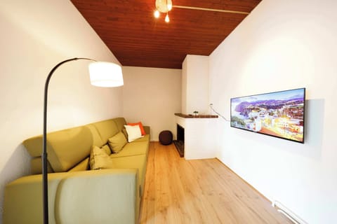 Cosy living room with smart tv