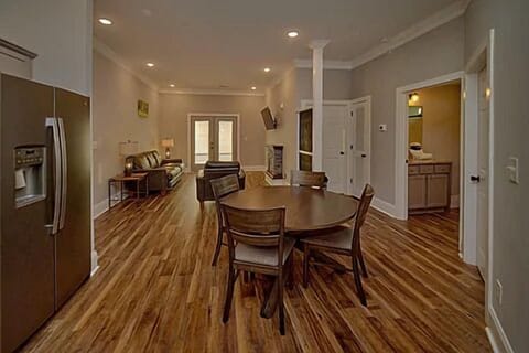 Spacious Living Room with Electric Fireplace and SMART TV with Cable & WIFI throughout vacation rental