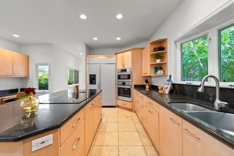 Fully equipped kitchen with everything you need for home-cooked meals.