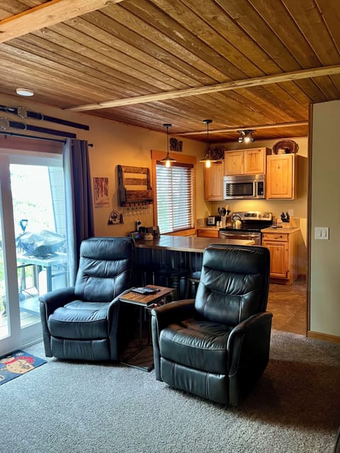 Condo Living & Kitchen Area