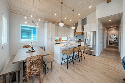 Kitchen and dining area.