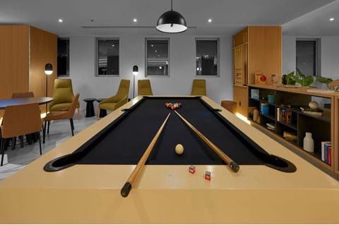 Challenge friends to a lively game of pool tonight.