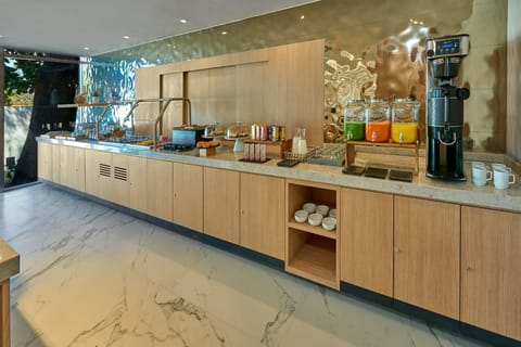 Fuel your day with barista coffee, juices, and breakfast favorites.