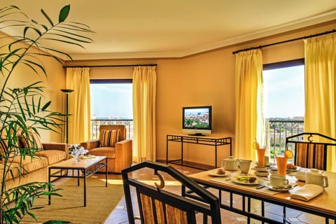 Relax with coffee as daylight pours into the lounge.