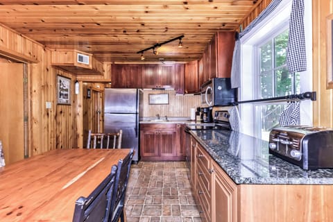 Plenty of space for meal prep on the beautiful countertops