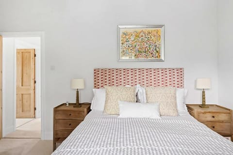 Restful bedroom with soft, premium bedding
