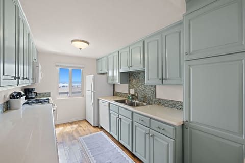 Everything you need for a comfortable stay from morning coffee to dinner with a view