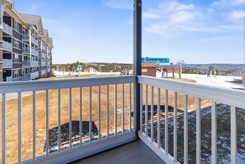 Deck with view of the Ballhooter Lift