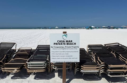 Private beach for our guests with walk access to public beach 
