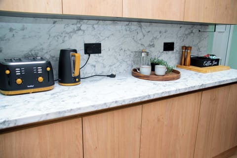 The kitchen is fully equipped with everything you need for a comfortable and convenient cooking experience.