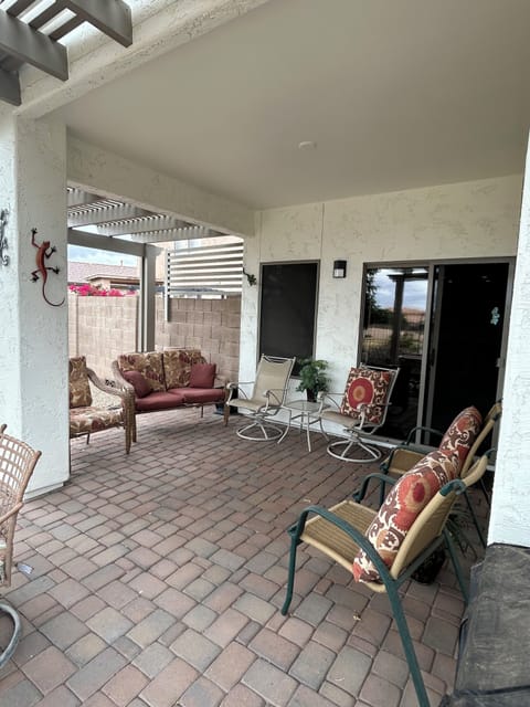 Covered patio
