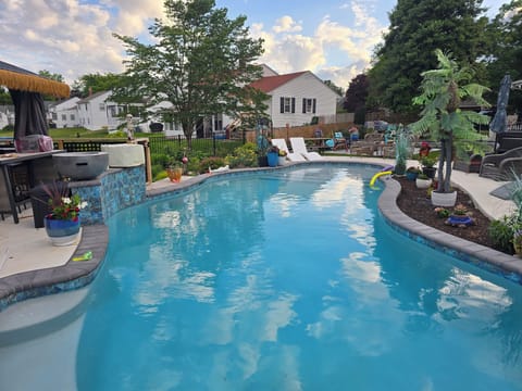Backyard oasis
