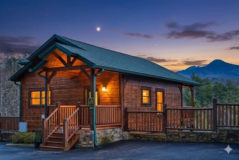Twilight Shot of Cabin