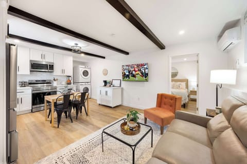 Welcome to our home! It's cozy, hidden, safe, and modern!