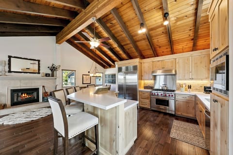 Bright and airy kitchen filled with natural light—an inviting space to cook, gather, and enjoy the Tahoe Keys vibe.