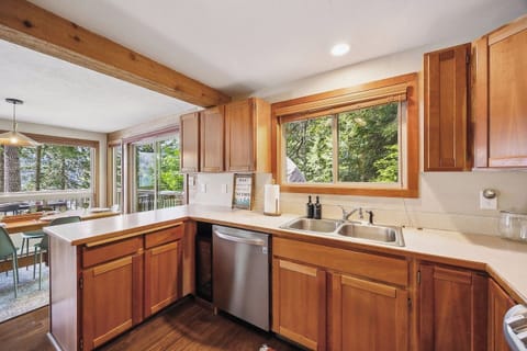 Whip up amazing meals in the spacious kitchen- clean up is easy with a dishwasher!