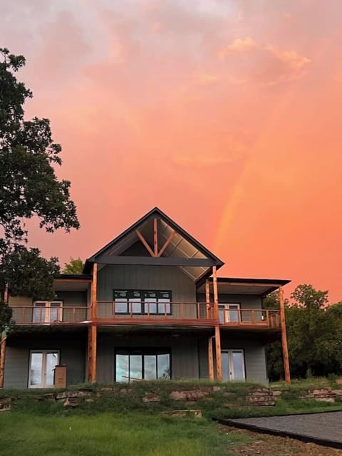 Our lovely neighbor took this for us before a storm and we just love it. No matter what the weather, there is something to love about this place. Picture yourself with family and friends enjoying the peaceful nature from these vistas.