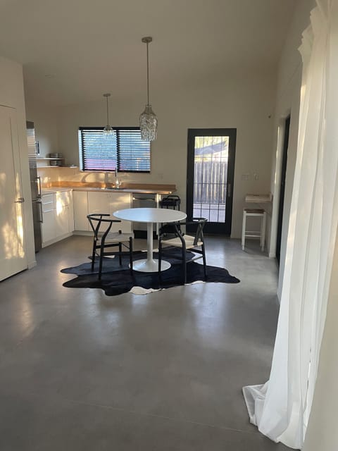 Looking from the bedroom area.