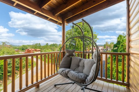 Kick back in a comfy chair and take in the beauty of the Smoky Mountains.