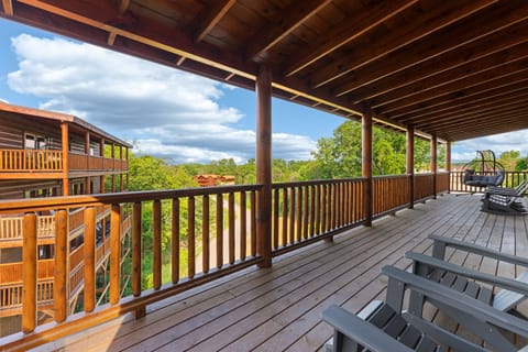 Sip your morning coffee while soaking in panoramic mountain views.