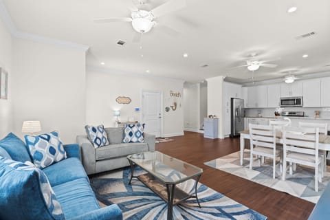 Relax and unwind on plush sectional seating.