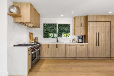 Step into a chef's kitchen with standout appliances and style