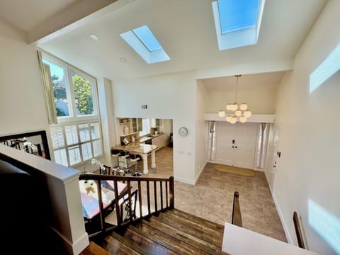 Dining room, entry, kitchen view from living room