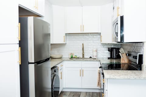Kitchen with full-sized appliances