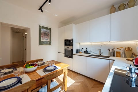 Kitchen and dining area
