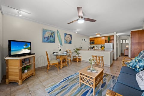 Unwind with a flat-screen TV