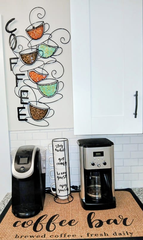 Coffee Pods provided, perfect for fueling up before family adventures in Atlanta