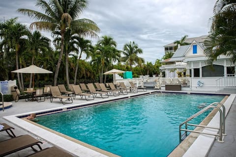 Stretch out poolside and savor a quieter, laid-back swim.