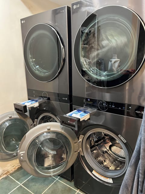 Shared washer / dryer on entry level floor