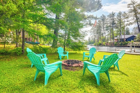 Backyard | Wood-Burning Fire Pit | Snowmobile Trail Access On-Site