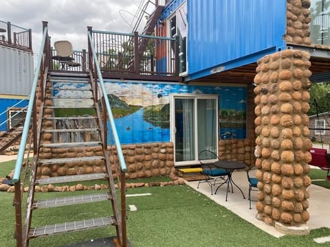 'A River Runs Through it' Mural by Local Artists Nancy and Jessie Forrest 