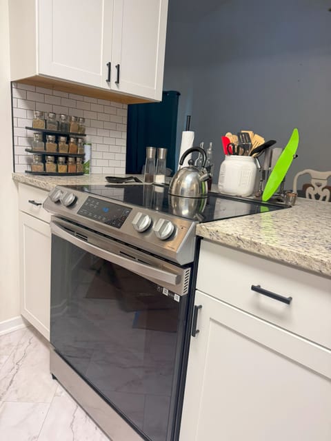 Kitchen with full-size appliances