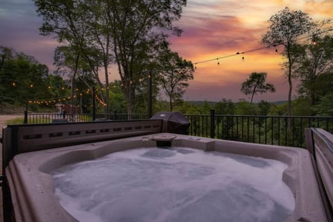 Hot tubs and sunsets!