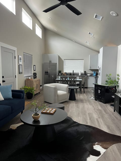 Open bright family room.