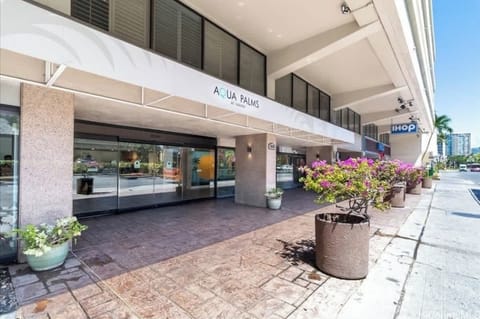 Our Airbnb is in aqua palms hotel