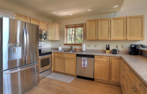 Whip up your favorite meals in this beautifully designed kitchen