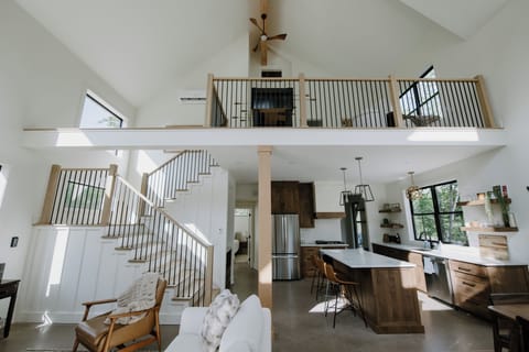 First floor view of the loft