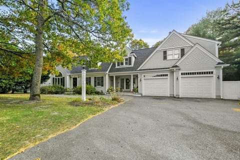 Front of home and parking area